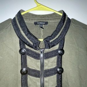 Military Style Torrid Jacket Size 4